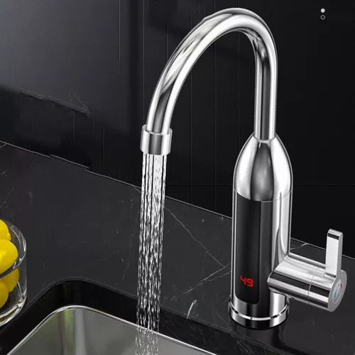 // Grifo De Cocina De Pared Con Agua Caliente Y Calefacción