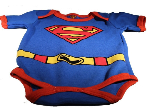 Imagen 3 de 6 de Pañalero Superman Disfraz - Ropa De Bebe