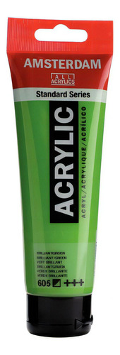 Acrílico Amsterdam Serie Standard 120ml Colores Color 605 Verde Brillante