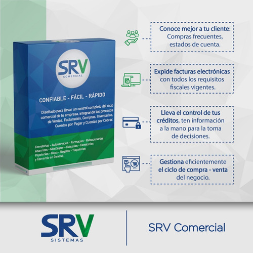 Srv Comercial - Sistema Gestión Comercial Y Facturación