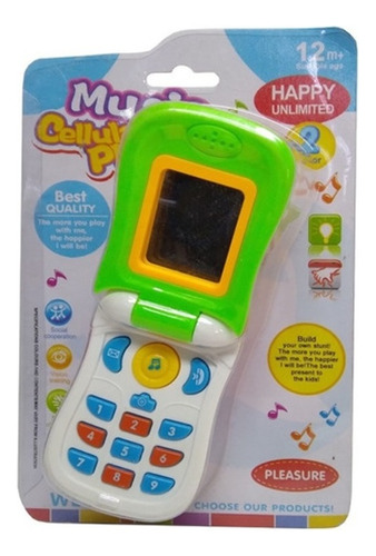Telefono Celular Con Sonido Infantil Juguete 