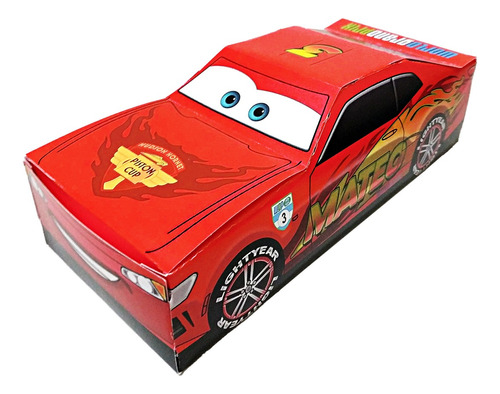 Cajitas Auto Cars Rayo Golosineras Pochoclo Snack Souvenirs 