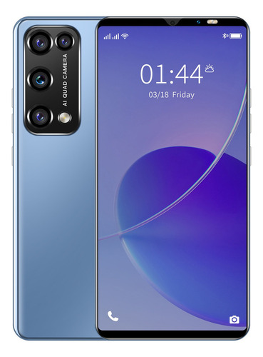 Teléfono azul Android V27 5.45