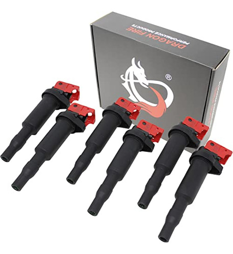 Dragon Fire Performance 6pc Ignition Coil Power Pack Tu...