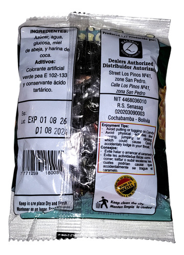 Caramelos De Coca Y Miel La Reina Obrera