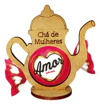 Comprar Kit 100 Bule Porta Bombom Casamento Chá Cozinha Panela Mdf