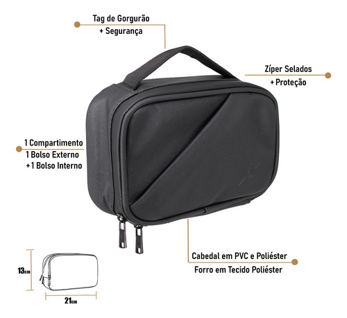 Necessaire Masculina Reserva Rsv Go Office Compacta Viagem