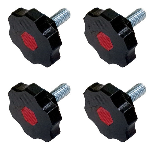 Kit X 4 Perillas 3/8 X 1  Morsa Reductor T160rmn-n Rab  