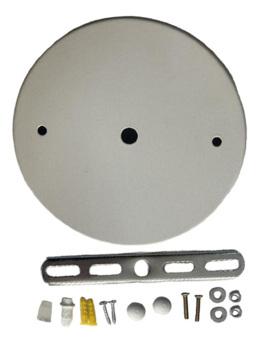 Placa De Techo De Lámpara De Lámpara De Dia Blanca 20cm