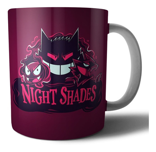 Taza De Cerámica - Pokémon - Night Shades 