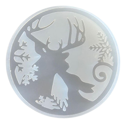6 Posavasos Navideños Modelo Bandeja Decorativa Adorno Para