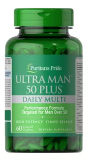 Puritan's Pride | Ultra Man 50 Plus | 60 Coated Caplets