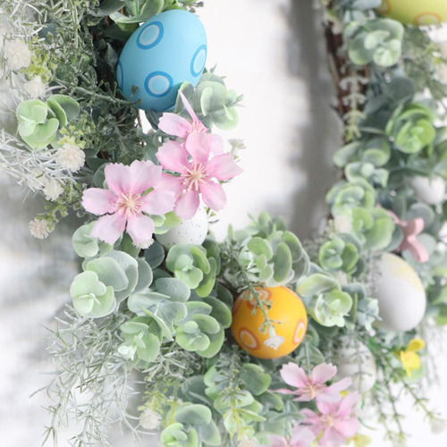 Corona De Huevos De Pascua, Colgantes De Corona De Primavera