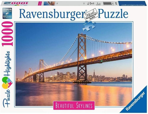 Rompecabezas Puzzle 1000 Puente San Francisco Ravensburger