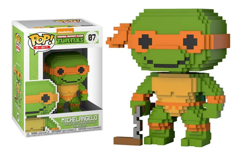 Funko Pop! Pixel Tnmt - Michelangelo #07 - Original