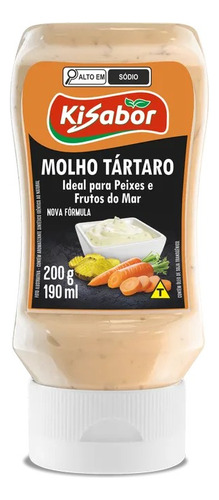 Molho Tártaro Kisabor Kit Com 3 Unidades De 200g