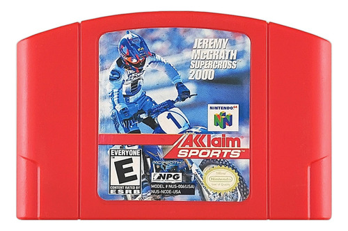Jeremy Mcgrath Supercross 2000 Original Nintendo 64 N64