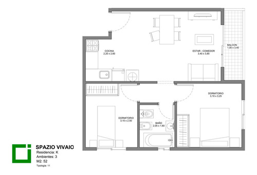 Departamento 3 Ambientes En Venta Ituzaingó
