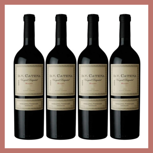Vino Dv Catena Adrianna Vineyard Malbec X750ml Caja X 4u