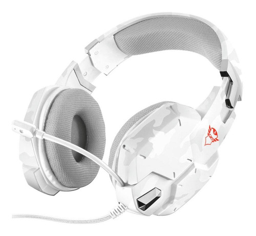 Fone de ouvido over-ear gamer com fio Trust Carus GXT 322 snow camo