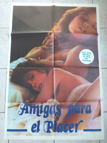 Poster Afiche Cine Erótico - Amigas Para El Placer *