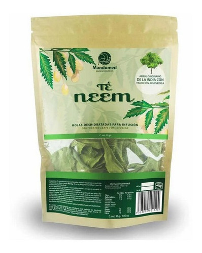  Neem Hojas 30g Infusión Libre De Agrotoxico, Cultivo Natual