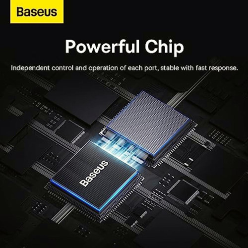 Baseus Usb-c Flite Series Hub De 4 Puertos, Rj45 Y 3 Usb3.0,