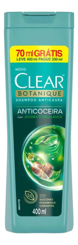 Shampoo Anticaspa Clear Botanique Anticoceira 400ml