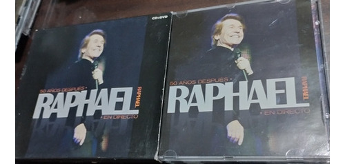 Raphael Cd + Dvd 50 Años Despues En Directo 