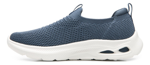 Tenis Sneaker Urbano Slip On Flexi Mujer Denim 22-26 Mod. 135201