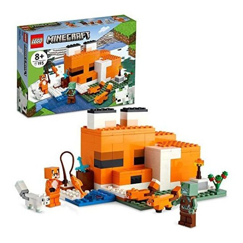 Juego De Construcción Lego Minecraft The Fox Lodge 21178