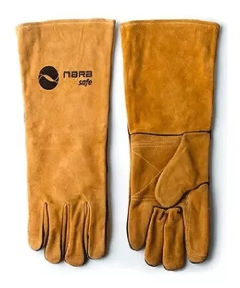  Guantes De Carnaza Reforzado De 14 Pulgadas Nara Safe 