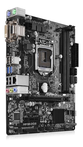 Placa Madre Asrock H81m-dgs Socket 1150 (Reacondicionado)