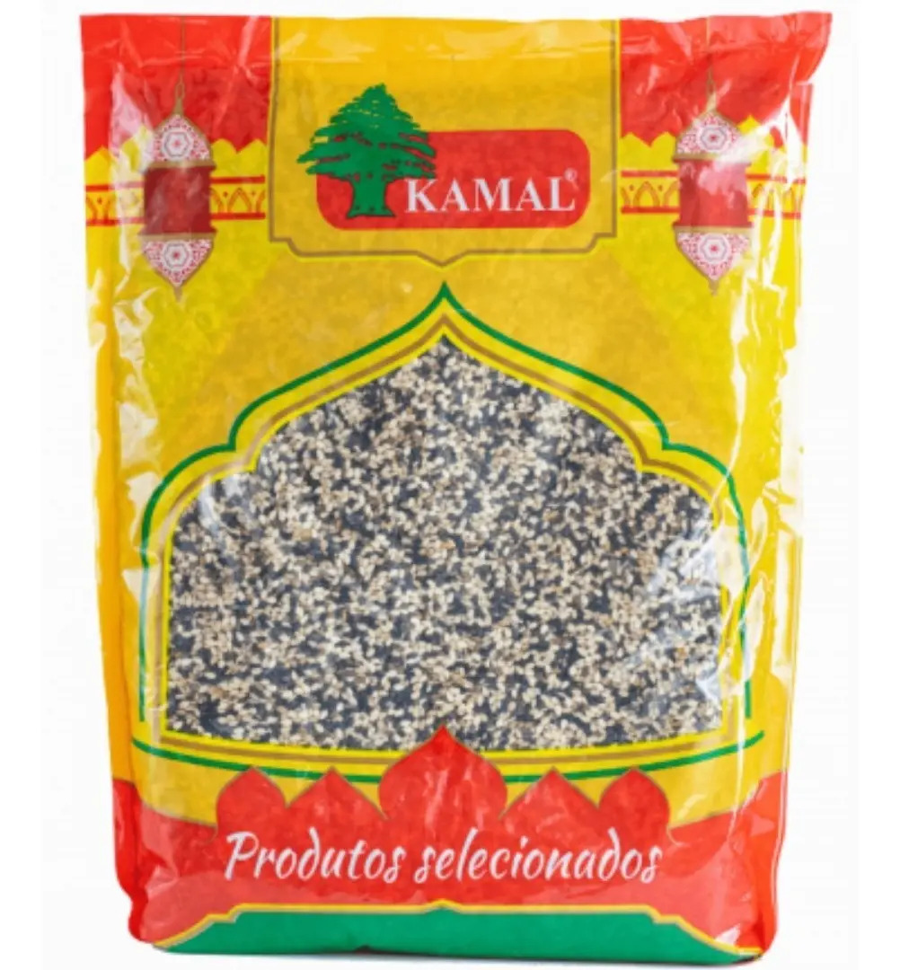 Gergelim Mix Branco/preto Tostado 1kg Importado Sushi Kamal