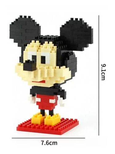Mini Bloques Tipo Lego Mickey Mouse Figura 3d Armable