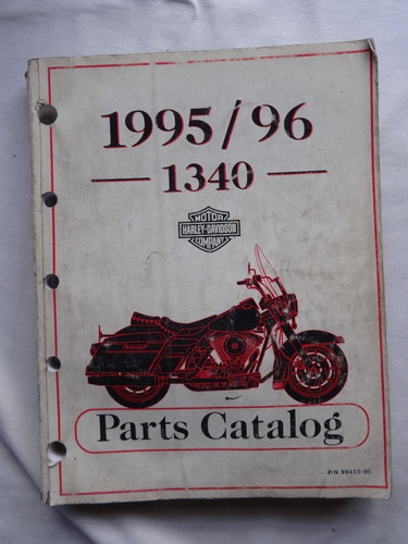 Manual Despiece Harley Davidson 1340cc 1995/96 Moto Catalogo