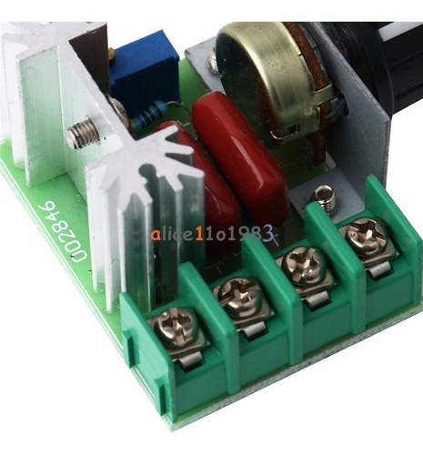 Imagen 6 de 6 de Dimmer Variador De Voltaje Ac Hasta 2000w Scr