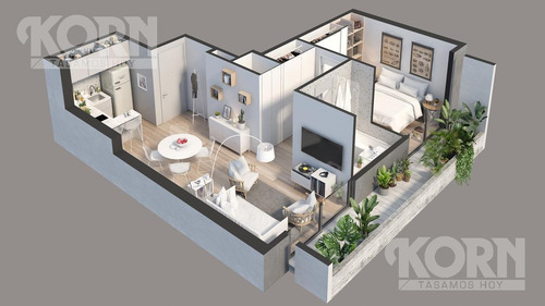 Venta Departamento Apto Profesional De 2 Ambientes En Palermo - En Pozo