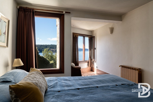 Imagen 12 de 17 de Alquiler Casa En Bariloche Con Costa De Lago Nahuel Huapi. 8 Pax. Km12. 392.