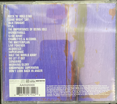 Imagem 2 de 7 de Cd Stop The Clocks - Cd Duplo Oasis