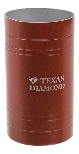 Copo Para Tereré Aço Inox Vermelho Texas Diamond 29534