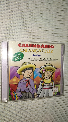 Cd Calendário Criança Feliz - Junho ( 15271 ) (Usado)