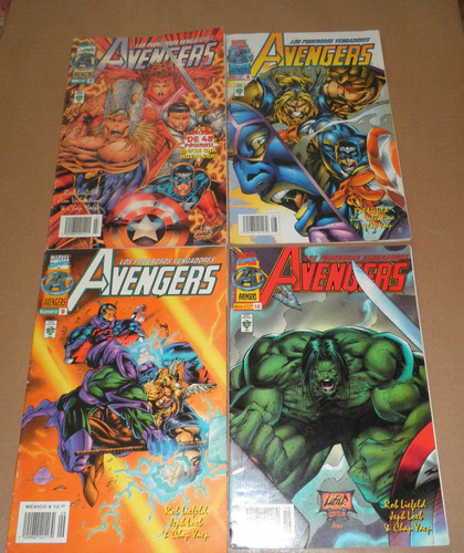 Avengers Lote De 22 Comics Editorial Vid En Español