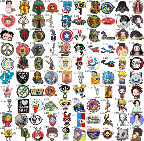15 Parches Sticker Tela Escoger Cars Autos Combi Formula 1