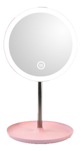 Espejo Luz Led De Tocador Para Maquillaje Recargable Touch