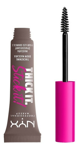 Nyx Cosmetics, Thick It Stick It, Gel De Cejas Color Cool Ash Brown