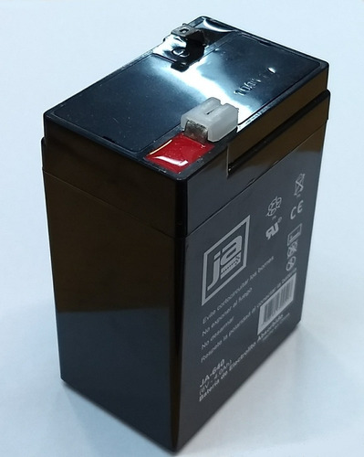 Bateria Para Luz De Emergencia 6v 4ah Marca Ja Mod. Ja-640