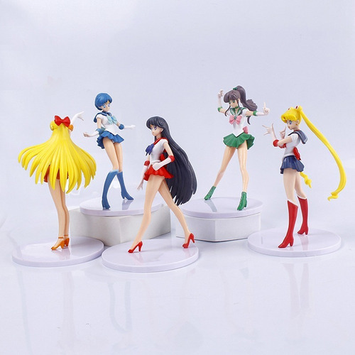 Figura Sailor Moon Set De 5 Figuras Envio Gratis