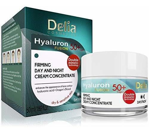 Crema Nocturna Hyaluron Fusion By Delia - 50+ Antiarrugas - 