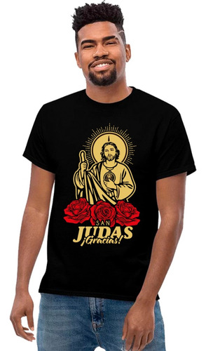 Playera San Judas Tadeo Diseño 03 Religion Playeras Beloma